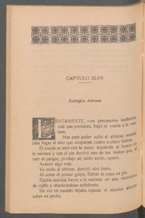 Capítulo XLVII - Enérgica defensa