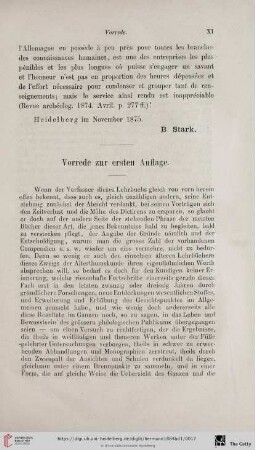 Vorrede zur ersten Auflage