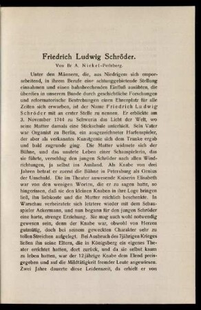 Friedrich Ludwig Schröder.
