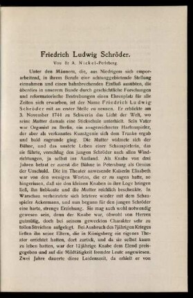 Friedrich Ludwig Schröder.