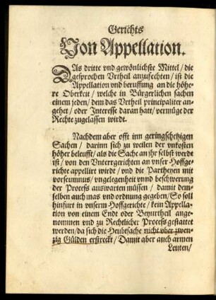 Von Appellation.