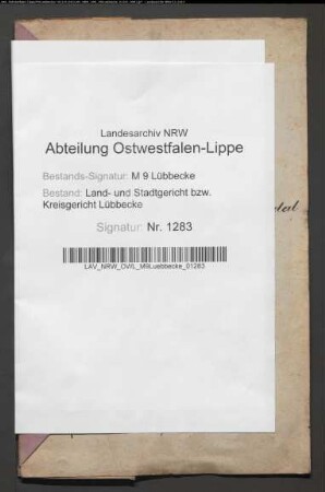 Erblasser: Schlechtendal, Julius (?) von:
