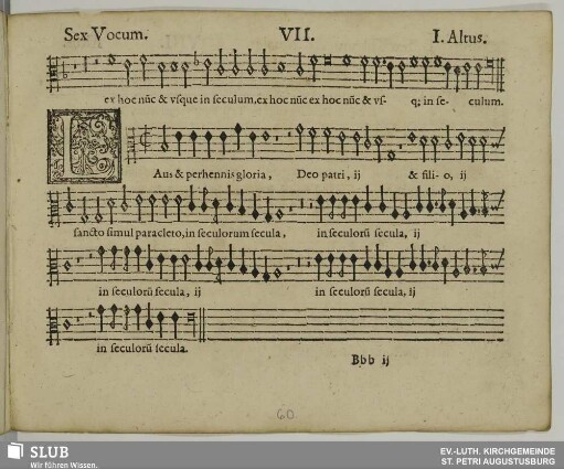 VII. Laus et perennis gloria