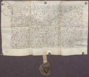 Gültbrief des Jörg von Memmingen, Bürgers zu Pforzheim, gegen die St. Martinspflege