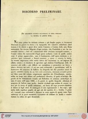 Discorso prelminiare dei documenti istorici illustrati [...