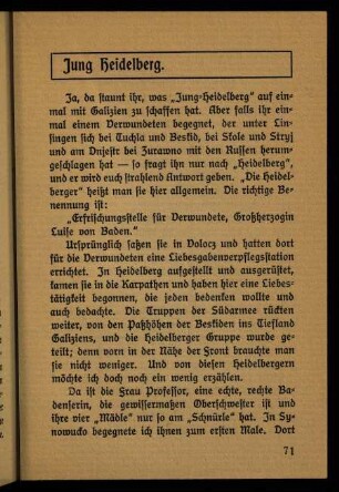 71-78, Jung Heidelberg