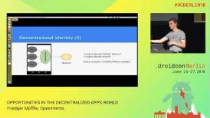 Opportunities in the Decentralized Apps World