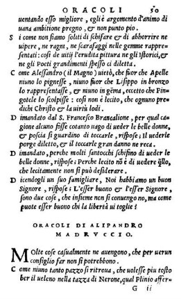 Oracoli Di Alipandro Madrvccio.