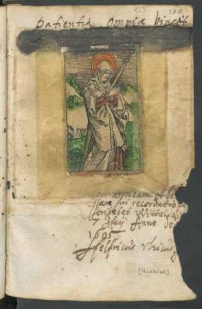 Helfricus Ulricus Hunnius, Wittenberg 7.5.1605
