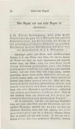 20-46 Was Dogma und was nicht Dogma ist (Fortsetzung)