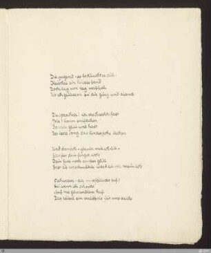 Die jugend : [SW II: H13(Pilgerfahrten)]; [SW II, S. 37/112]