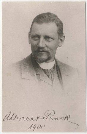 Albrecht Penck, 1900