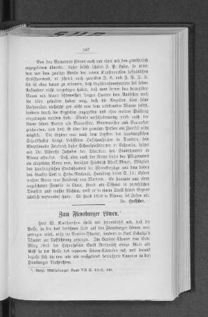 Zum Flensburger Löwen.