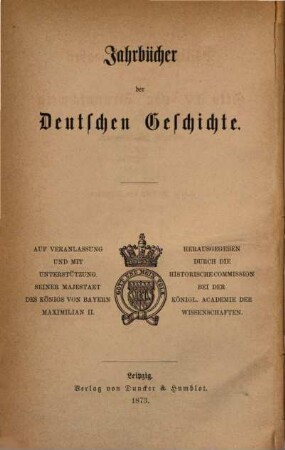 Jahrbücher der deutschen Geschichte, 21,1. Philipp von Schwaben