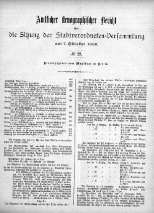 No 29, 7. Oktober 1886
