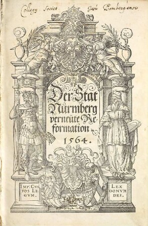 Der Stat Nurmberg verneute Reformation
