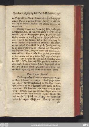 Das siebente Capitel.
