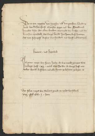 Zinsregister des Klosters Kornelimünster für das Land von Schönforst, 1445