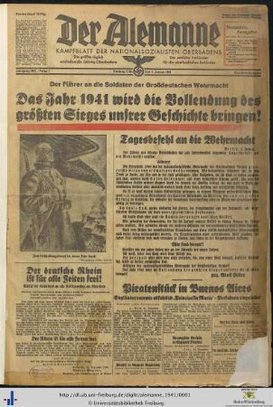 Nr. 1-31 (Januar 1941)