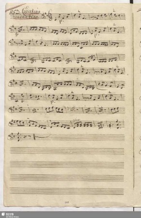 1153. Cavatina: Cattivo segno Sposine amabile / Salieri, A.