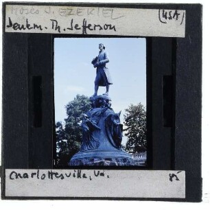 Charlottesville, University of Virginia, Ezekiel, Jefferson monument