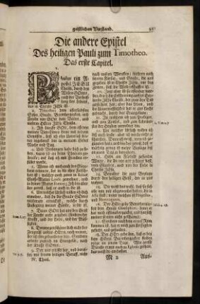 91, I. Paulus ein Apostel Jesu Christi, durch ...