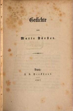 Gedichte