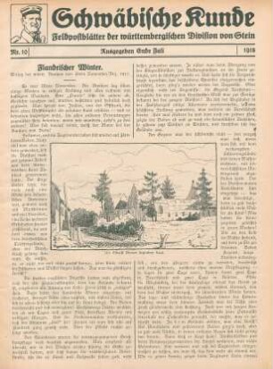 10.1918: Schwäbische Kunde
