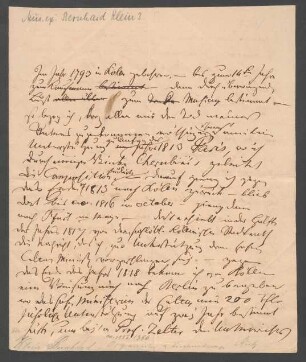 Brief an Johann Valentin Teichmann : 11.07.1820