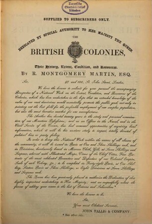 The British Colonies : their history, extent, condition and resources, 3. New Zealand, Tasmania, etc.