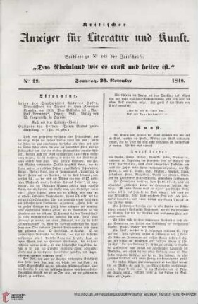 Nro. 22 (29. November)