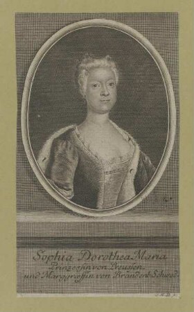Bildnis der Sophia Dorothea Maria von Brandenburg