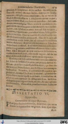 Dissertatio VI.