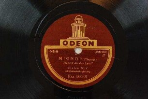 Mignon : "Kennst du das Land" / (Thomas)
