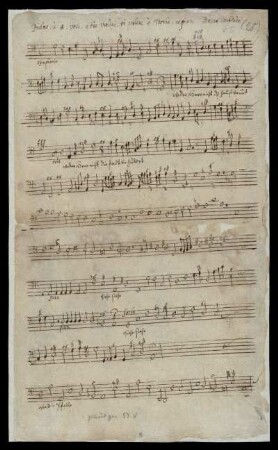 Psalmo à 4 voci, e due Violini, et Violone ò Teorba, se piace. Basso continuo