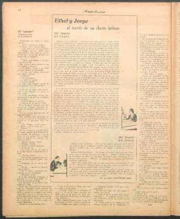 Ethel y Jorge al través de un diario íntimo