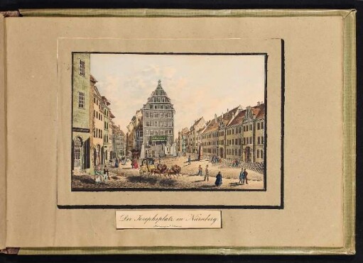 Der Josephsplatz in Nürnberg. - Josephsplatz, Nürnberg