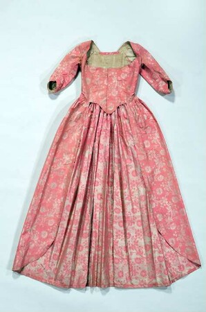 Manteau für ein zweiteiliges Frauenkleid (Robe à l'Anglaise retroussée)