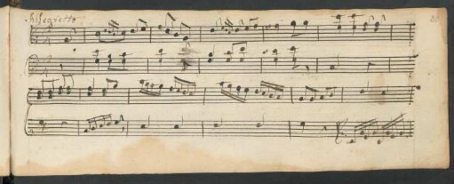 Stücke für Tasteninstrument; cemb; C-Dur