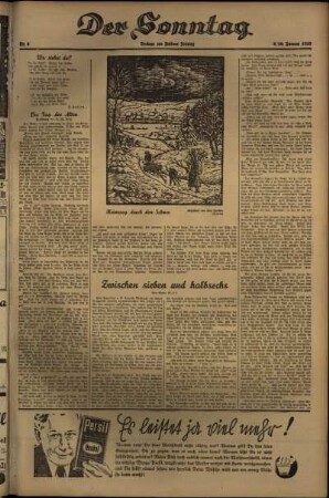 Dritte Ausgabe vom Samstag, den 09. Januar 1937.