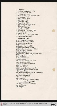 Ölbilder (Nr.1-18)