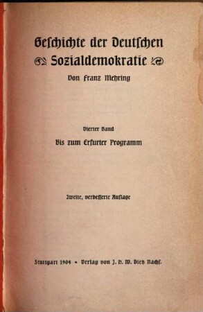 Geschichte der deutschen Sozialdemokratie, 4