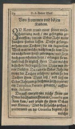 Von frommen und bösen Kindern.
