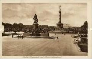 Bismarck-Denkmal und Siegessäule in Berlin