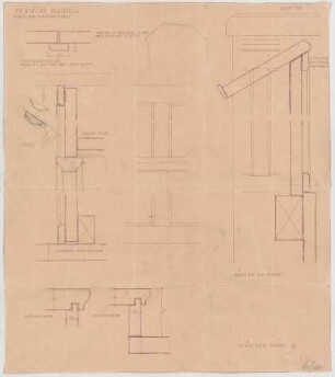 Fischer, Theodor; Planegg bei München (Bayern); Ev. Waldkirche - Schreinerarbeit (Details)