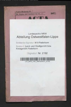 Erblasser: Wittbecker, Johann; Erblasser: Wittbecker, Elisabeth, geb. Tölle: