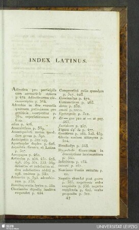 Index Latinus