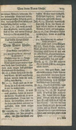 Das dritte Haupt-Stück des Catechismi. Vom Vater Unser Oder Dem Gebet des Herrn