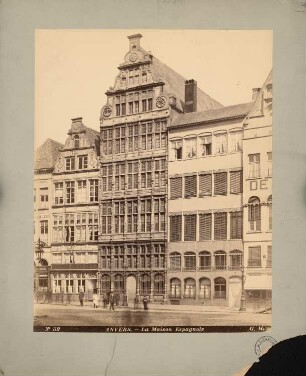 Spanisches Haus (La maison d´espagnole), Antwerpen: Fassadenansicht
