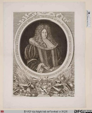 Bildnis Johann Friedrich Behaim (1681 Frhr. von Schwarzbach)